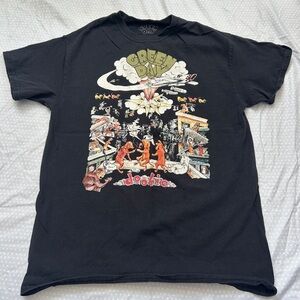 Green Day Dookie Black Graphic T-Shirt